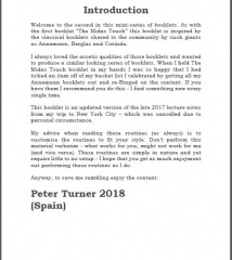 Peter Turner - New York Lecture Notes